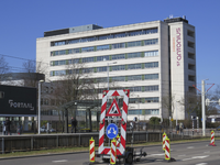 906191 Gezicht op het gebouw van het St.-Antoniusziekenhuis (voorheen ziekenhuis Oudenrijn, Van Heuven Goedhartlaan 1), ...
